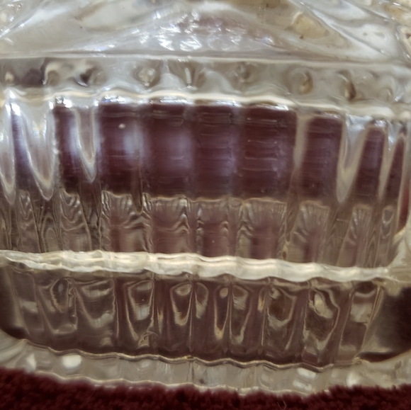 Vintage Lead Crystal Yugoslavia Bow Tie Trinket Box - Picture 4 of 10